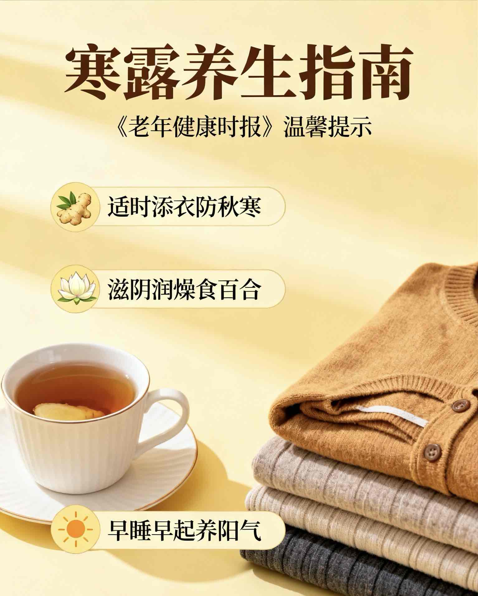 寒露养生:顺时而为,护好秋冬“健康根基” 寒露养生:顺时而为,护好秋冬“健康根基”