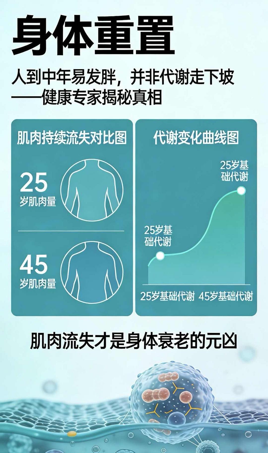 健康专家揭密:肌肉持续流失,才是身体衰老的元凶 健康专家揭密:肌肉持续流失,才是身体衰老的元凶